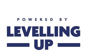 Powered by Levelling Up logo in blue